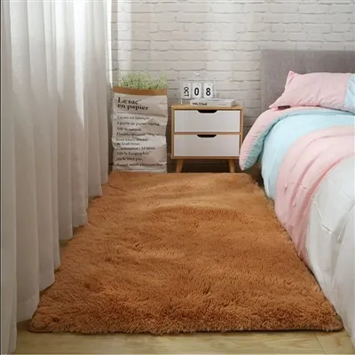 Мягкий пушистый лохматый ковер